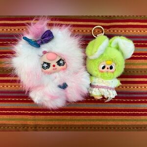 2 baby three, yeti special eyes and miniature bunny boba eyes